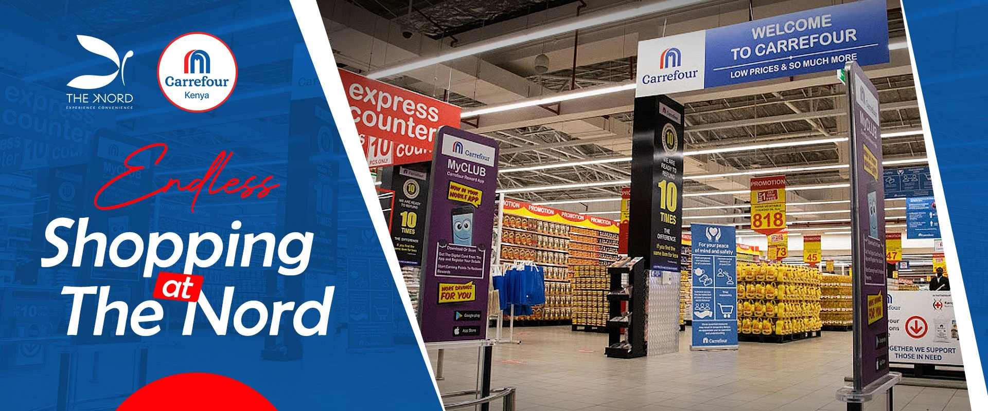 Carrefour at The Nord Mall Ruiru supermarket shopping experience